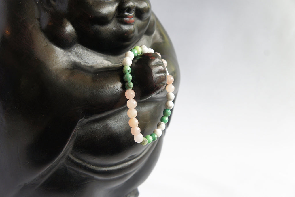 Spirit Feather Karuna Beaded Bracelet