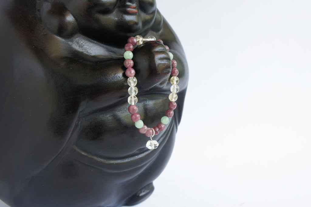 Spirit Feather Libra Beaded Bracelet