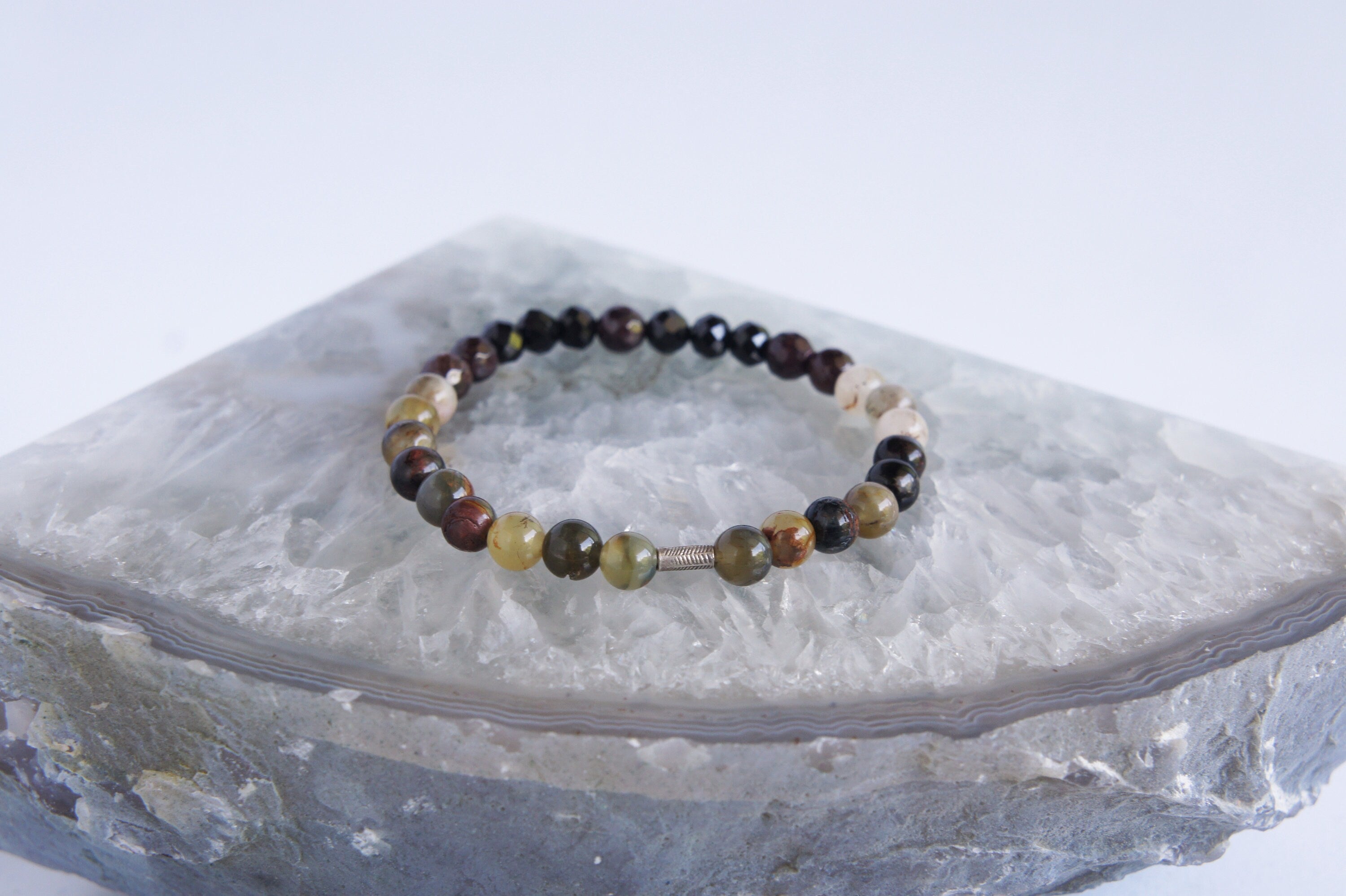 Spirit Feather Sat Nam Beaded Bracelet