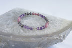 Spirit Feather Third Eye Chakra Beaded Bracelet
