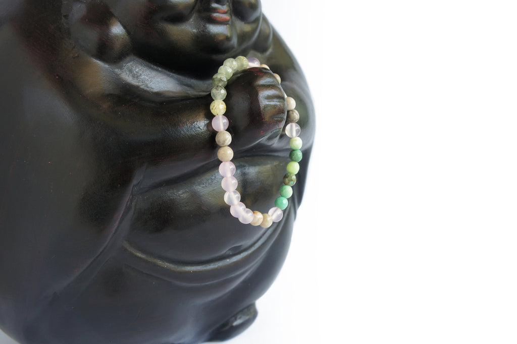 Spirit Feather Trust the Universe Beaded Bracelet