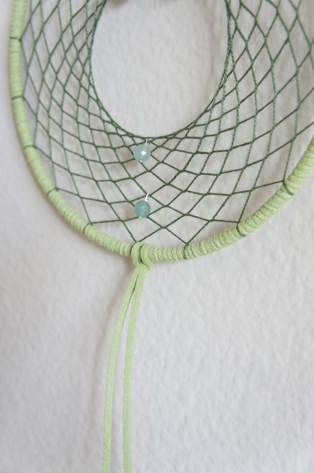 Spirit Feather Prosperity Crystal Dream Catcher