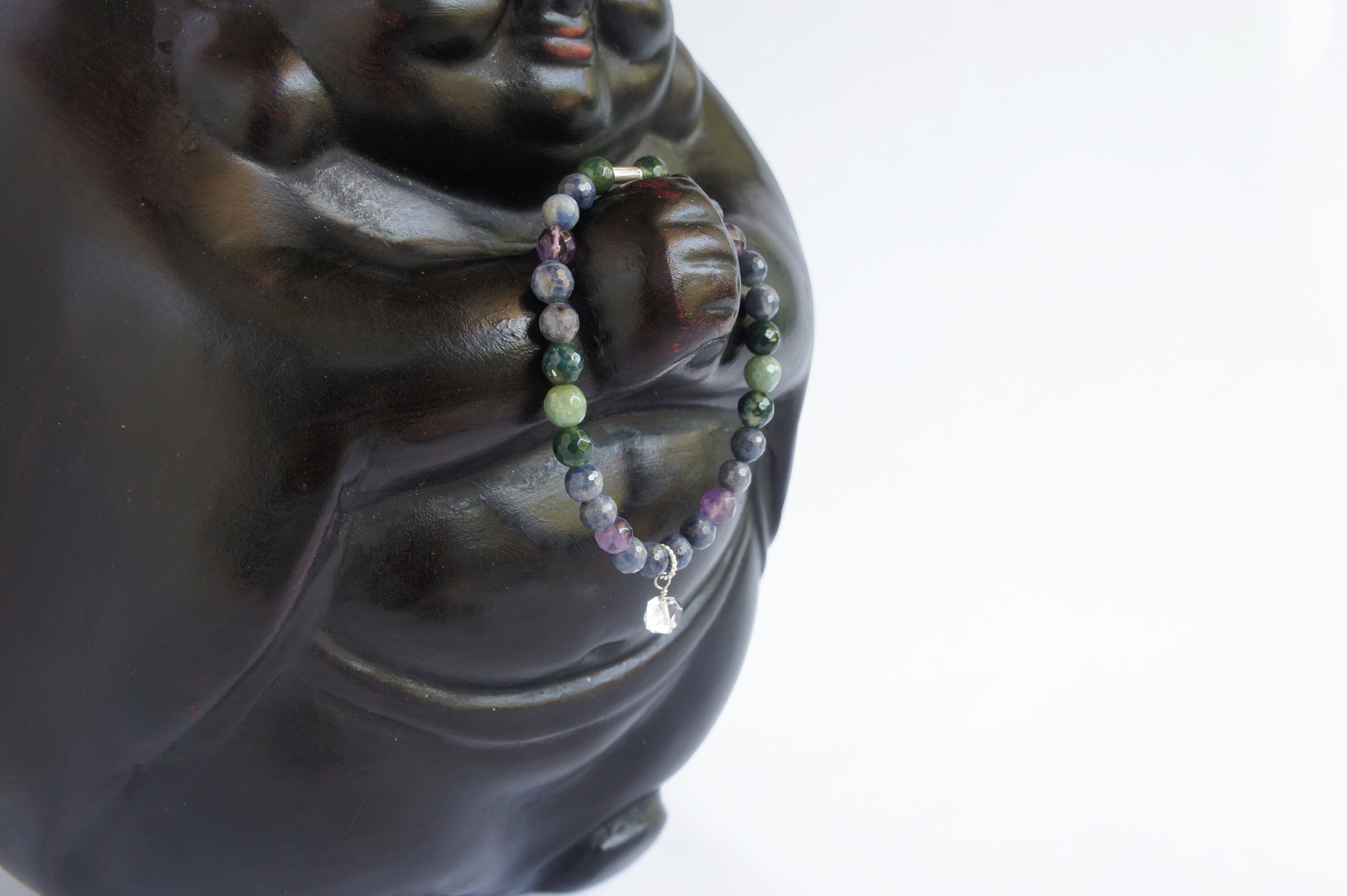 Spirit Feather Virgo Beaded Bracelet