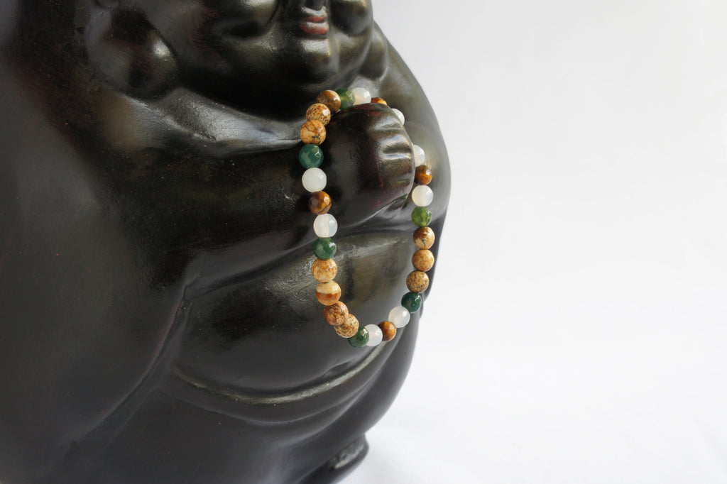 Spirit Feather Achieving Balance Beaded Bracelet