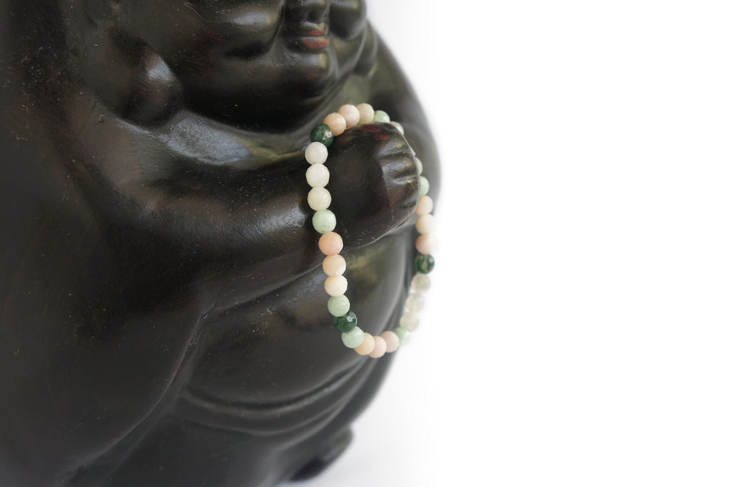 Spirit Feather Childbirth Beaded Bracelet