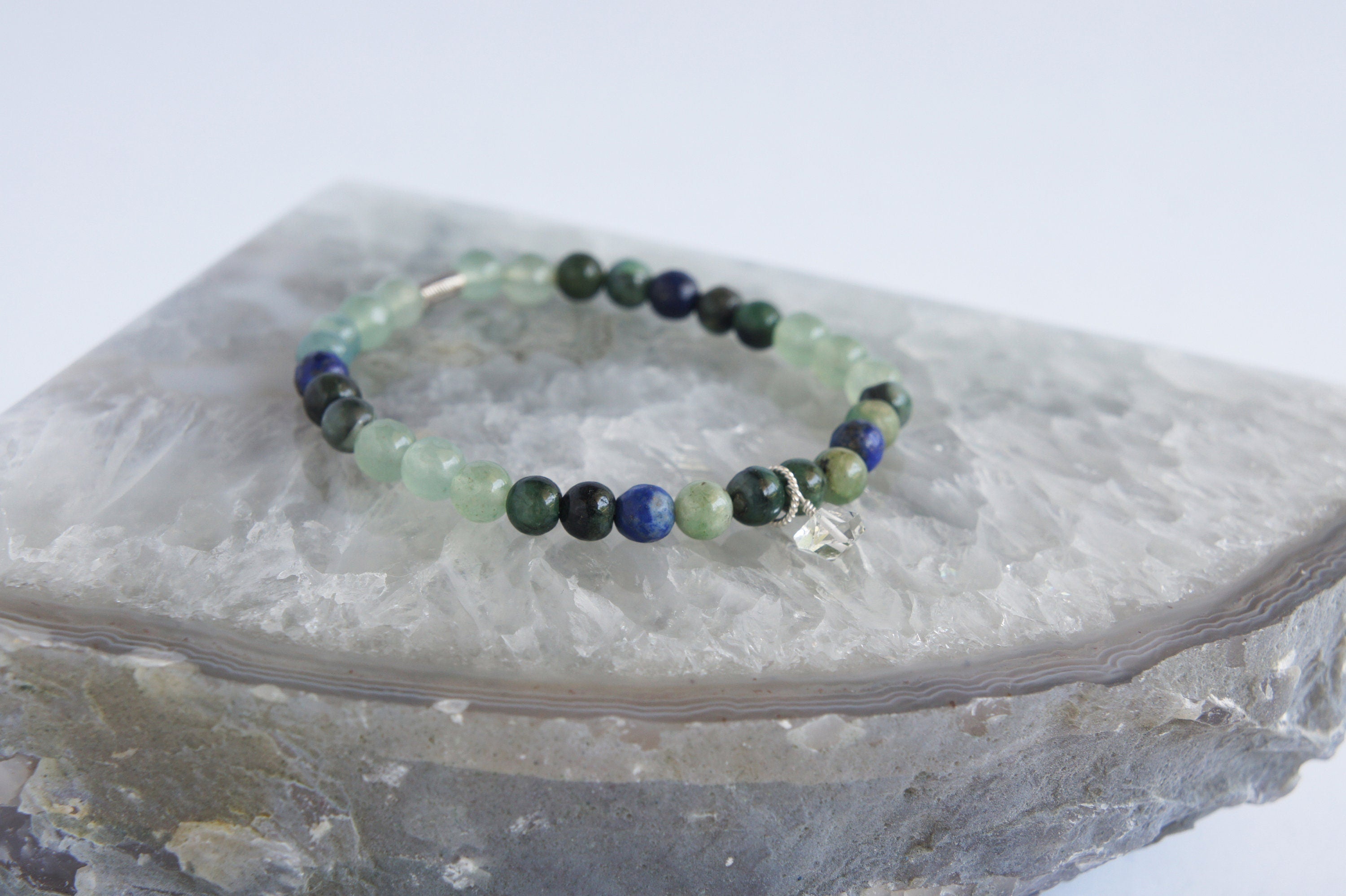 Spirit Feather Taurus Beaded Bracelet