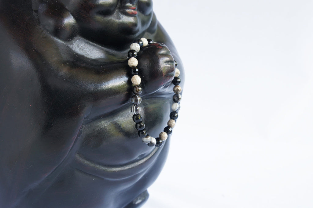 Spirit Feather I Am Strong Beaded Bracelet