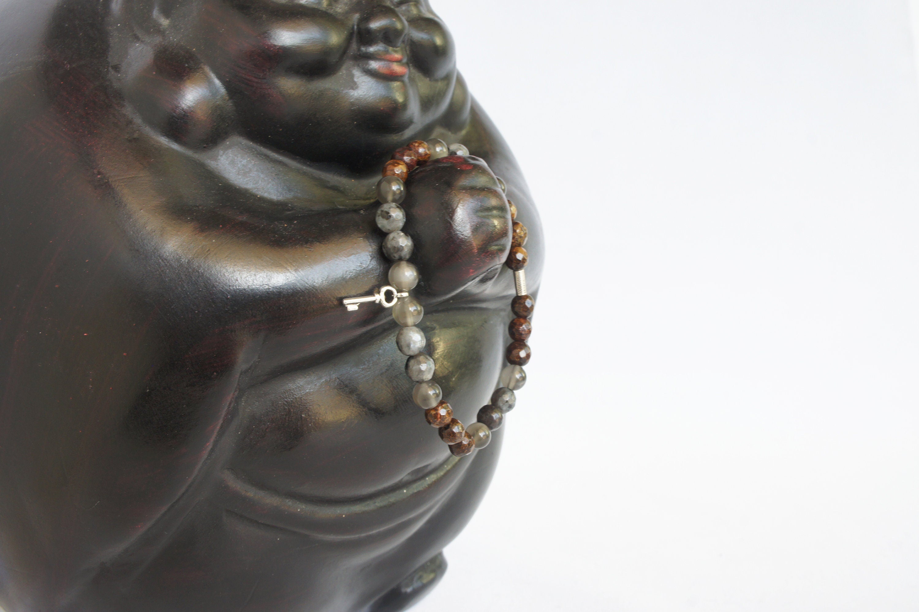 Spirit Feather Goddess Hecate Beaded Bracelet