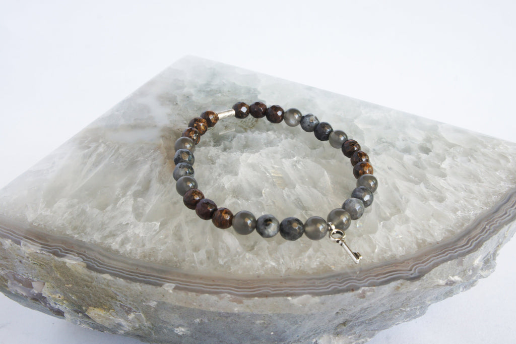 Spirit Feather Goddess Hecate Beaded Bracelet