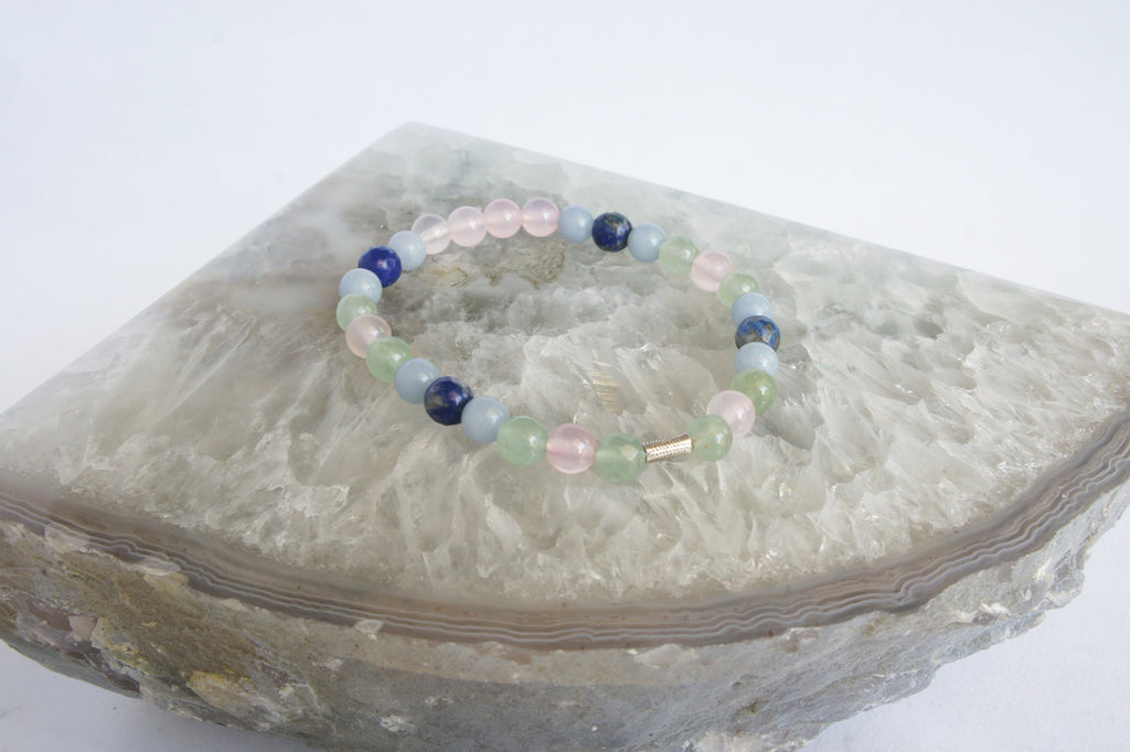 Spirit Feather I Am Kind Beaded Bracelet