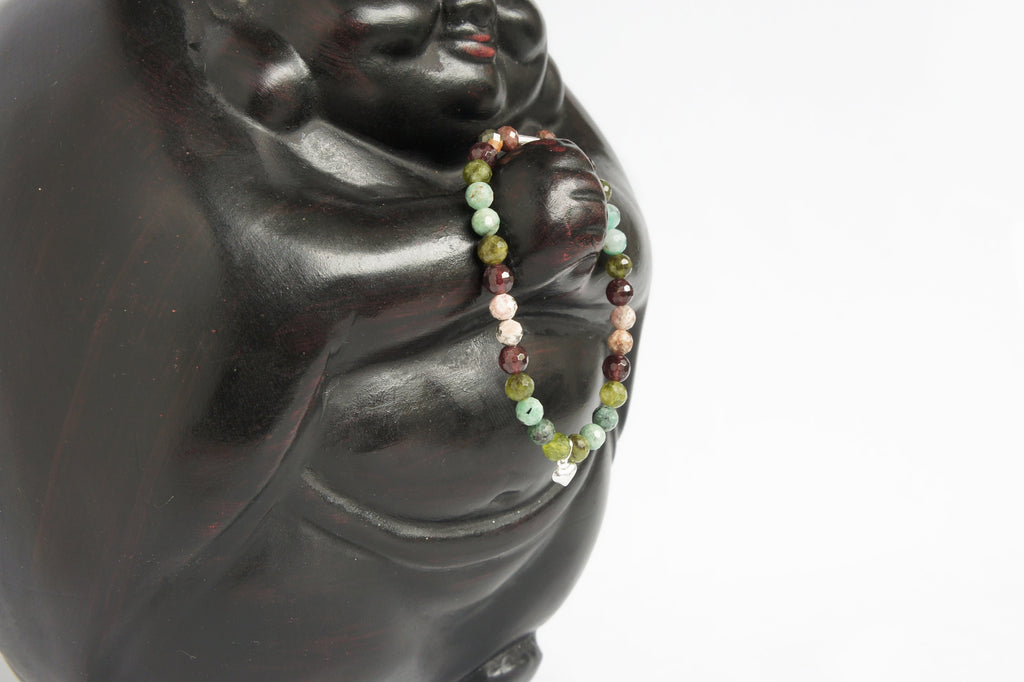 Spirit Feather Heart Healing Beaded Bracelet