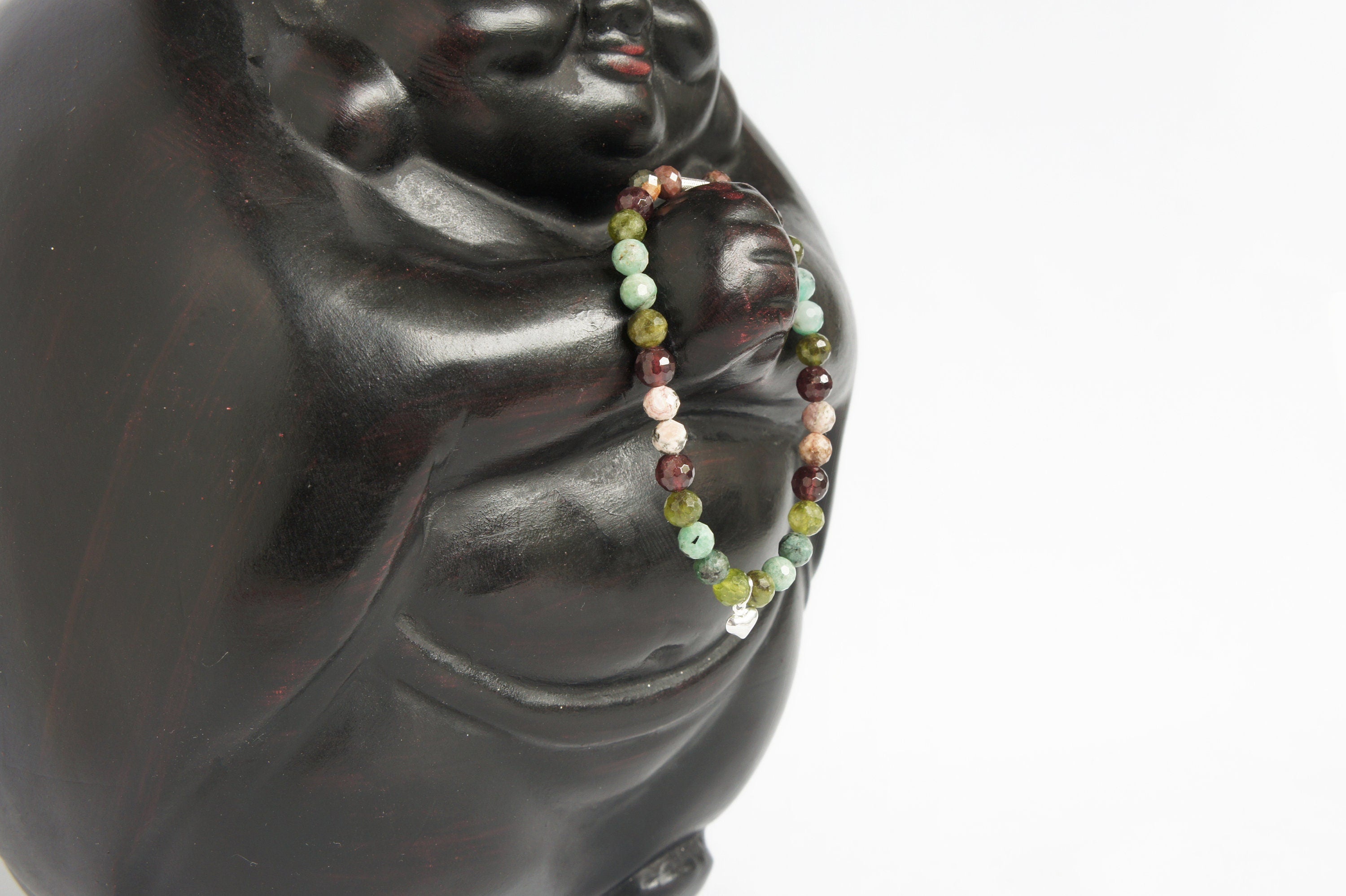 Spirit Feather Heart Healing Beaded Bracelet