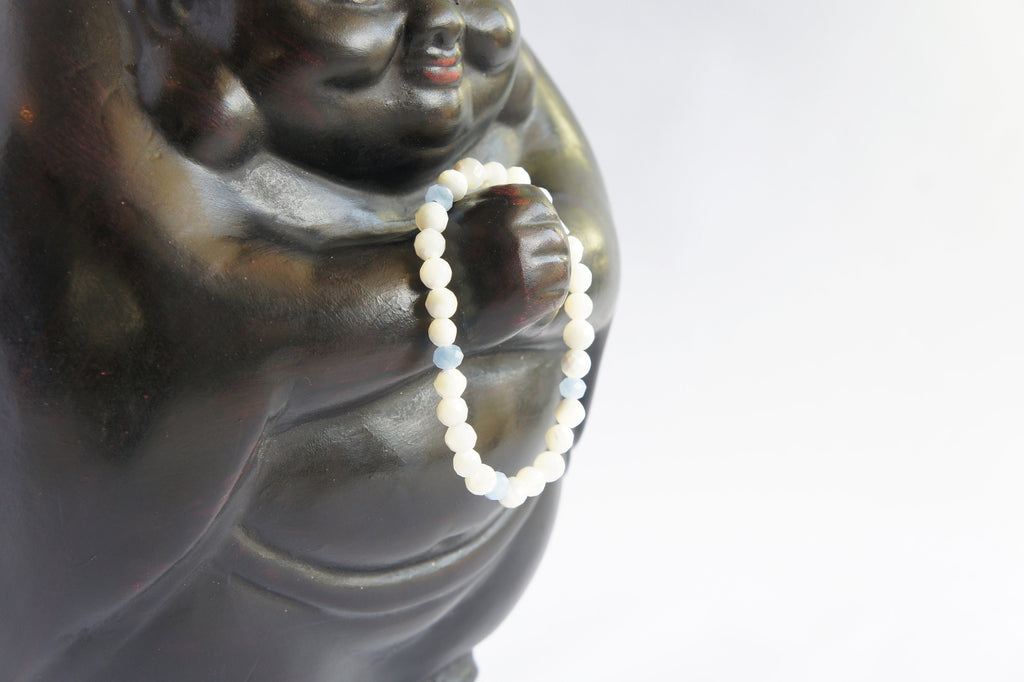 Spirit Feather Bride Beaded Bracelet