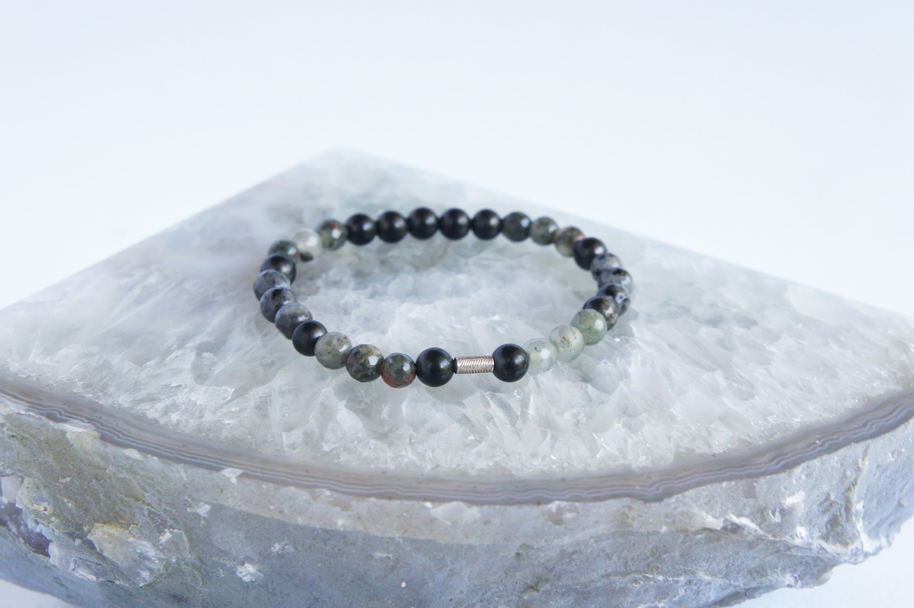 Spirit Feather I Am Well Beaded Bracelet