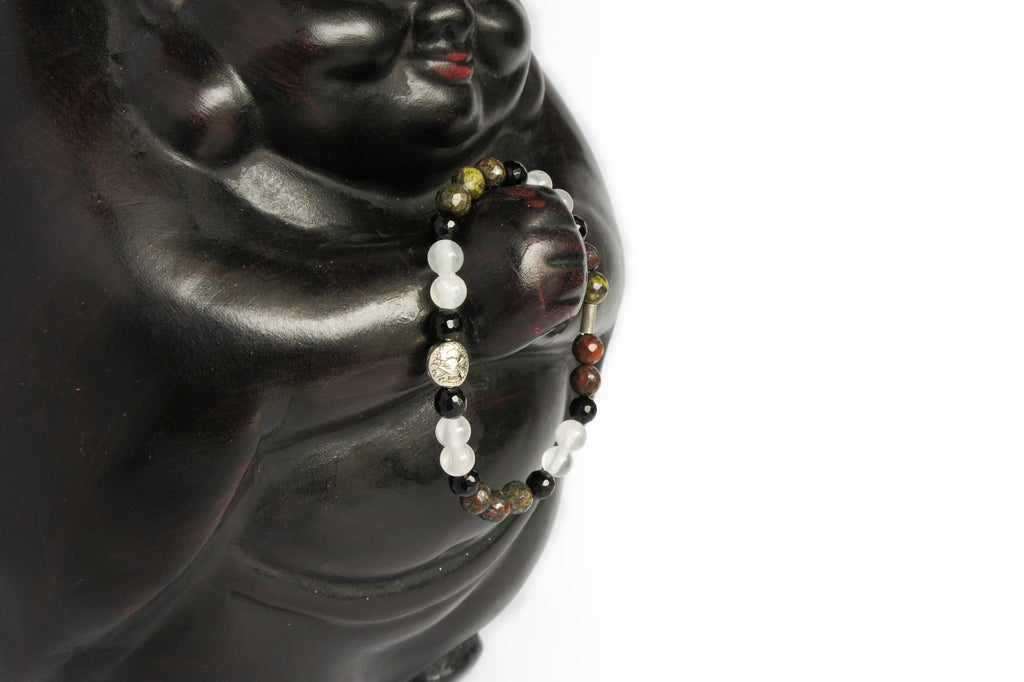 Spirit Feather Dragon Spirit Animal Beaded Bracelet