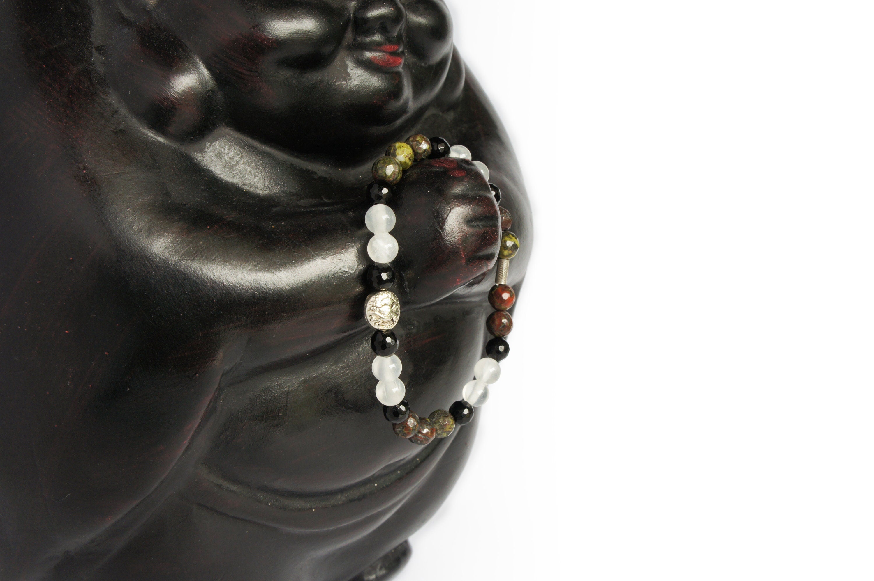 Spirit Feather Dragon Spirit Animal Beaded Bracelet