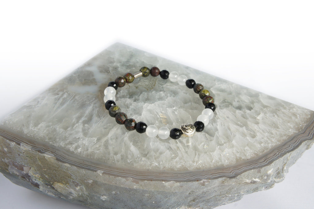 Spirit Feather Dragon Spirit Animal Beaded Bracelet