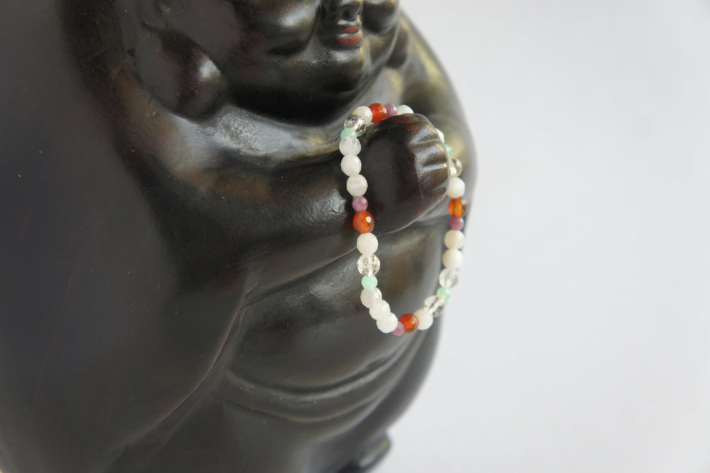 Spirit Feather Fertility Beaded Bracelet