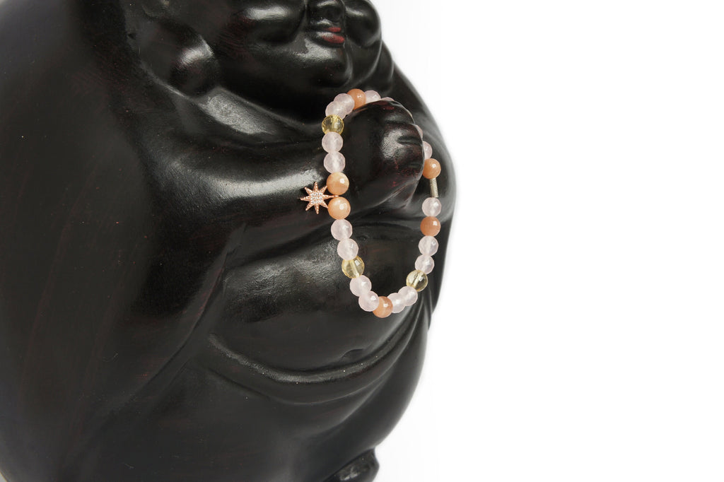 Spirit Feather You Are My Sunshine Beaded Bracelet