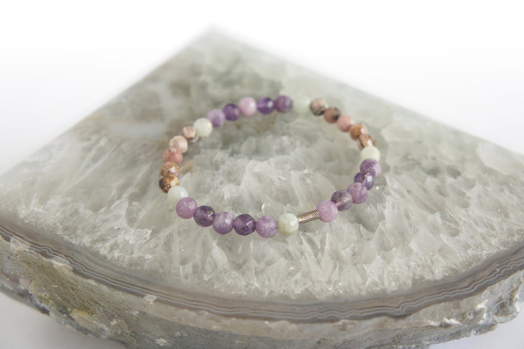 Spirit Feather Emotional Healing Beaded Bracelet