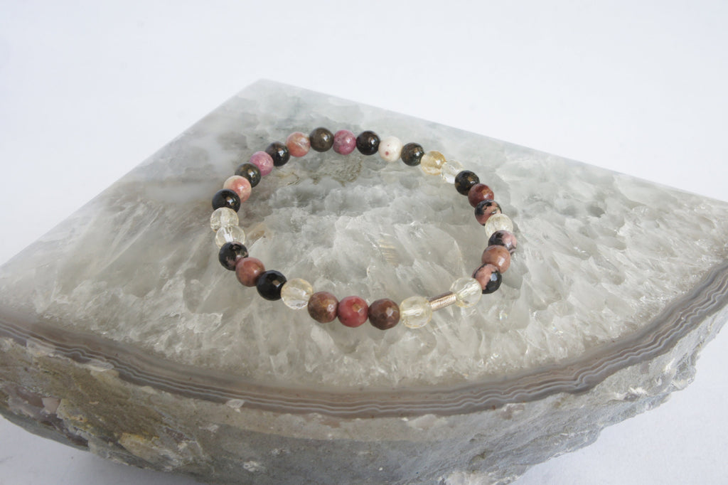Spirit Feather Soul Sister Beaded Bracelet