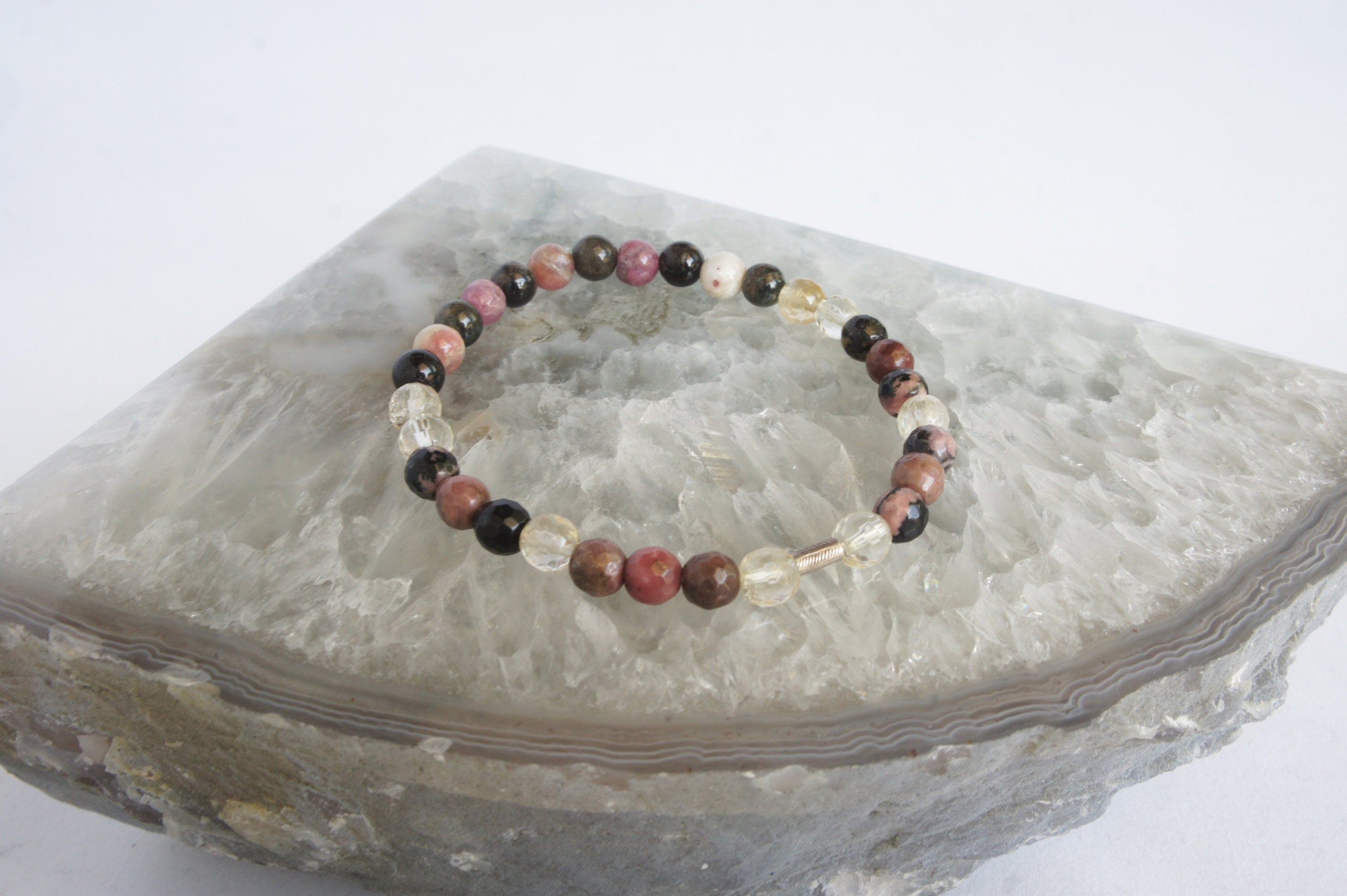 Spirit Feather Soul Sister Beaded Bracelet