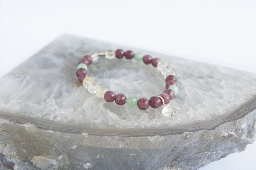 Spirit Feather Libra Beaded Bracelet