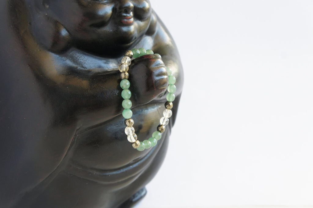 Spirit Feather Prosperity Beaded Bracelet