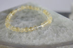 Spirit Feather Citrine Beaded Bracelet