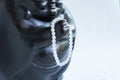 Spirit Feather Snow Quartz Beaded Bracelet