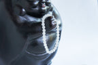 Spirit Feather Snow Quartz Beaded Bracelet