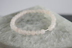 Spirit Feather Rose Quartz Beaded Bracelet