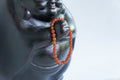 Spirit Feather Carnelian Beaded Bracelet