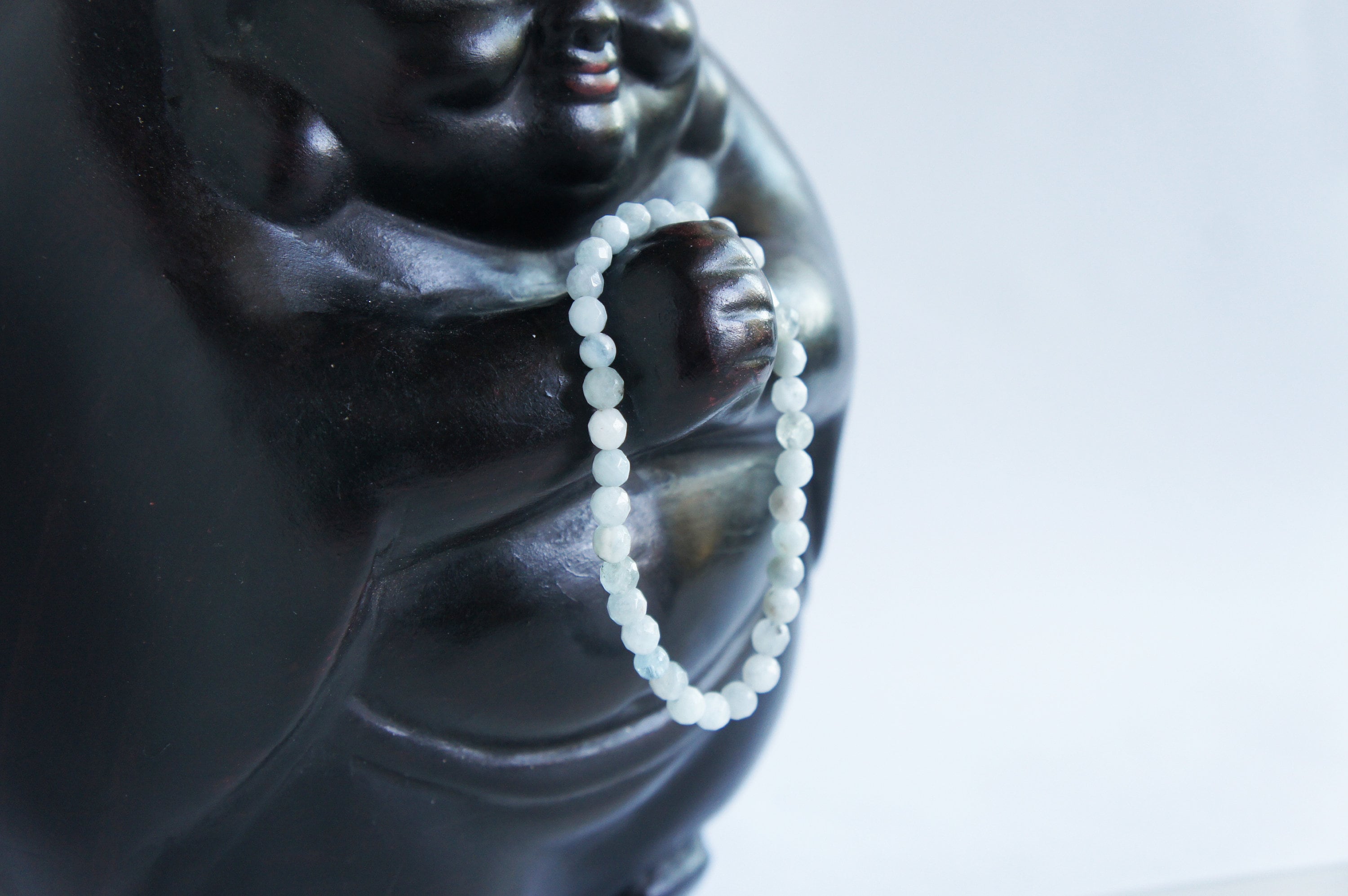 Spirit Feather Moonstone Beaded Bracelet