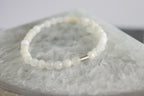 Spirit Feather Moonstone Beaded Bracelet