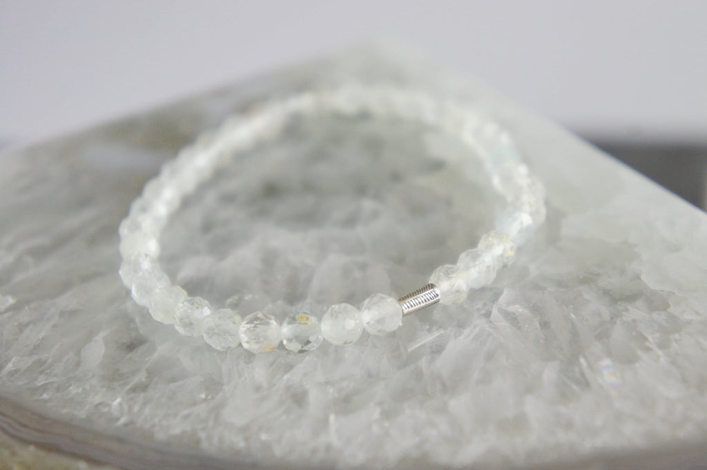 Spirit Feather Topaz Beaded Bracelet