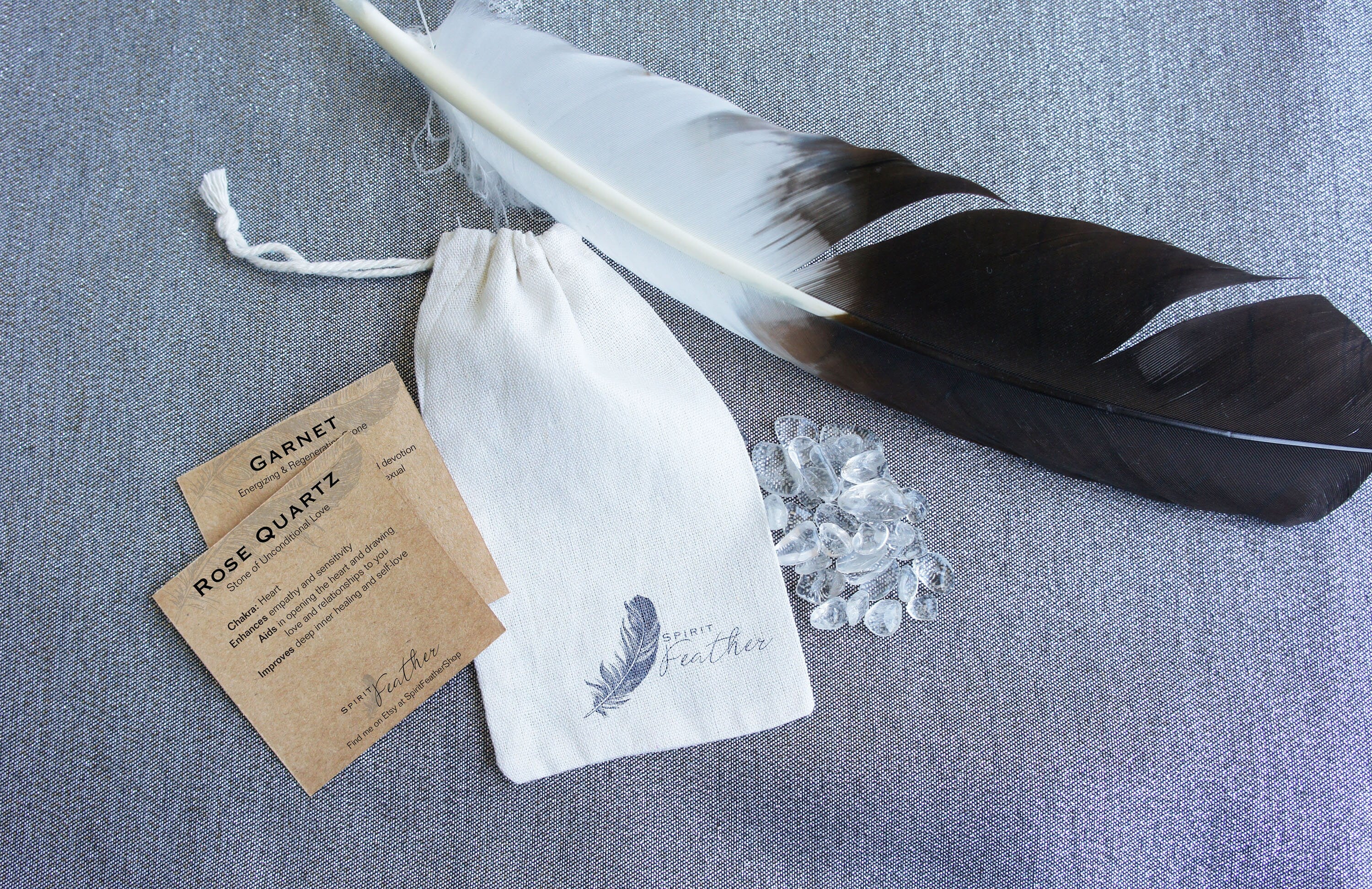 Spirit Feather Love Bracelet Set