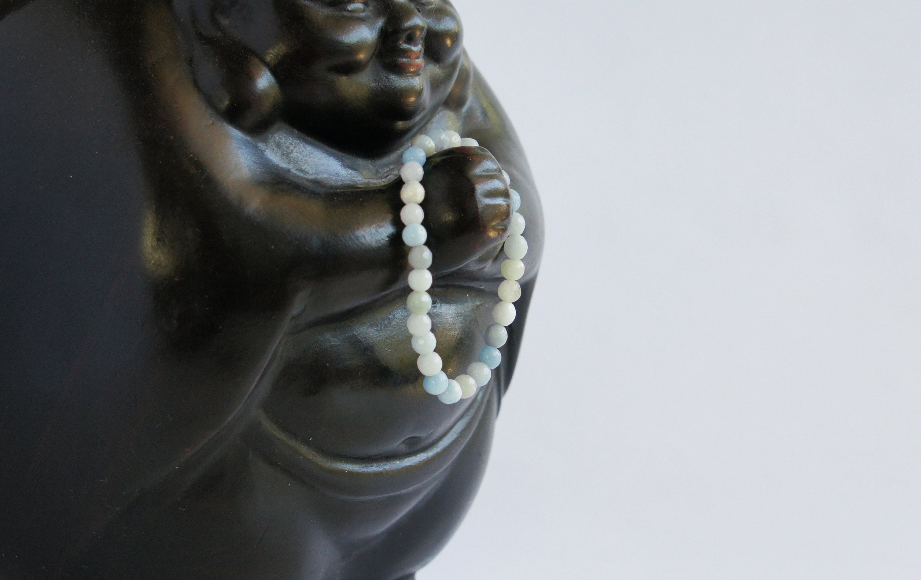 Spirit Feather Amazonite Beaded Bracelet