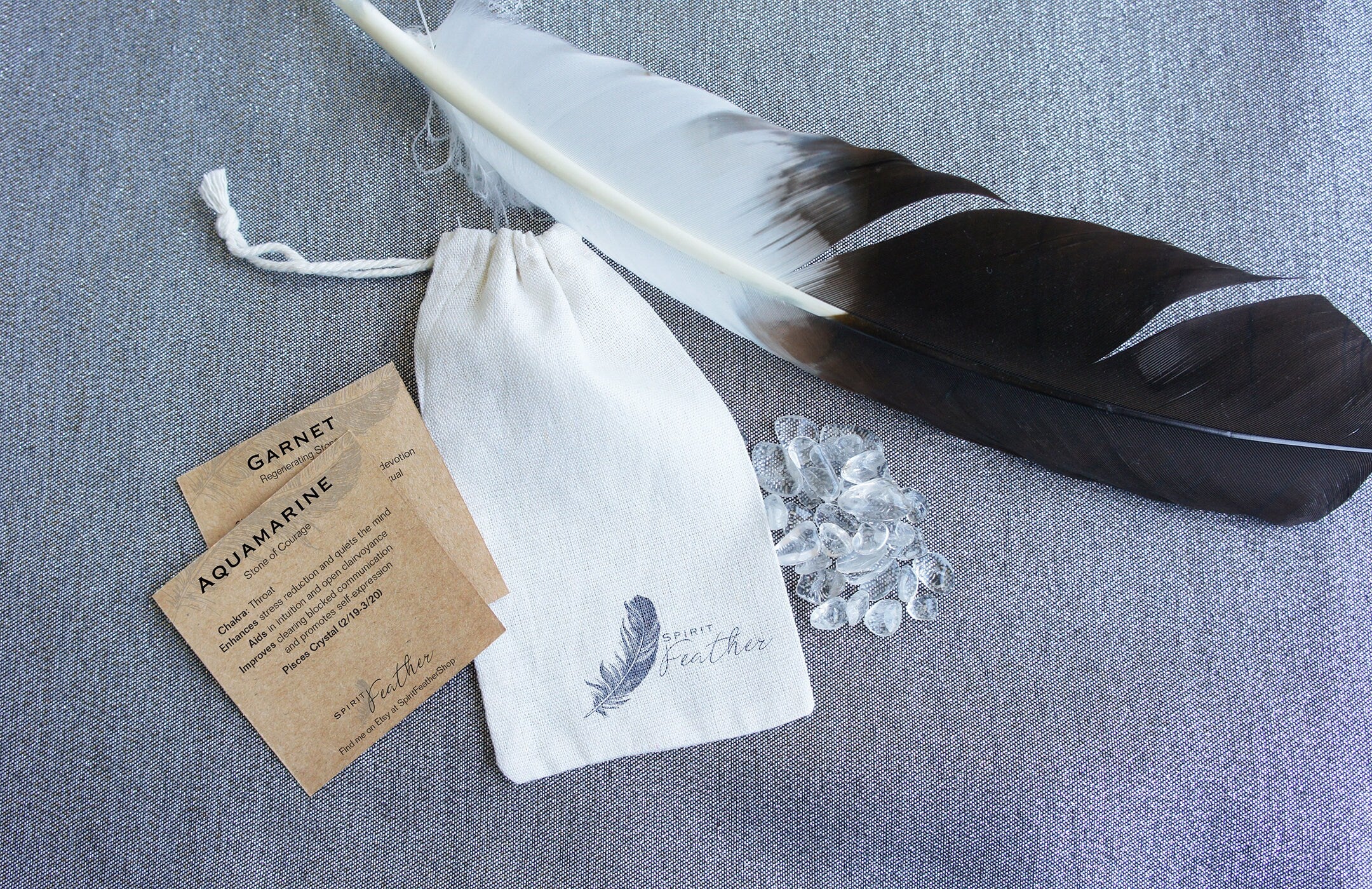 Spirit Feather Aquarius Bracelet Set