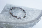 Spirit Feather Smoky Quartz Beaded Bracelet