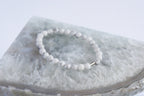 Spirit Feather Howlite Beaded Bracelet