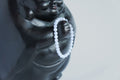 Spirit Feather Blue Lace Agate Beaded Bracelet