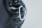 Spirit Feather Blue Lace Agate Beaded Bracelet