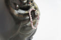 Spirit Feather Strawberry Quartz Beaded Bracelet