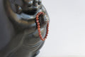 Spirit Feather Red Jasper Beaded Bracelet