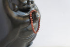 Spirit Feather Red Jasper Beaded Bracelet