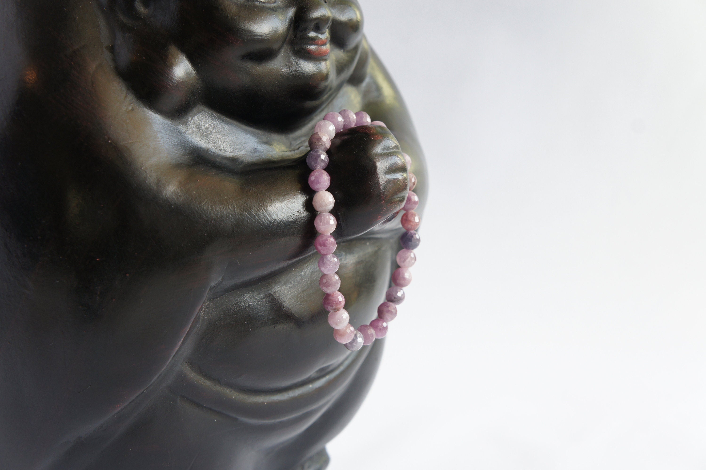 Spirit Feather Ruby Beaded Bracelet