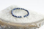 Spirit Feather Sapphire Beaded Bracelet