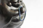 Spirit Feather Azurite Beaded Bracelet