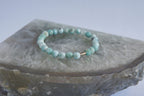 Spirit Feather Larimar Beaded Bracelet